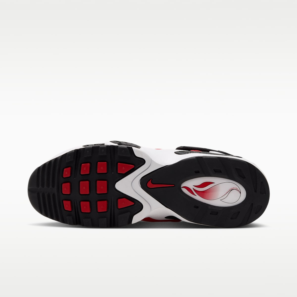 Nike Air Griffey Max 1 Men's Shoes - White/Black/Varsity Red - Image 2