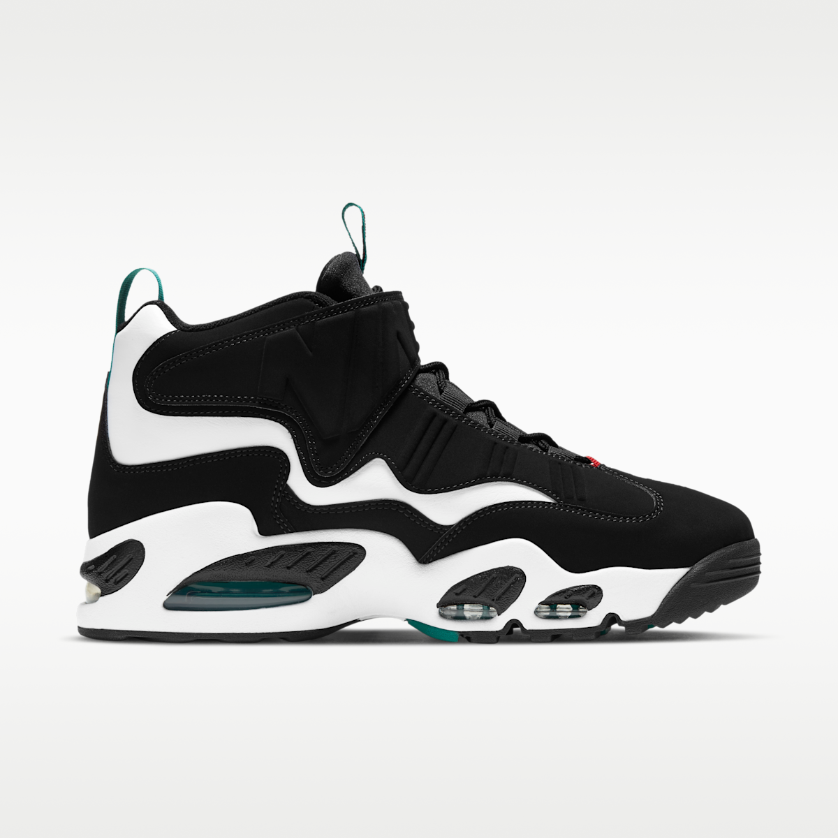 Women's Nike Air Griffey Max 1 Men's Shoes - White/Fresh Water/Black