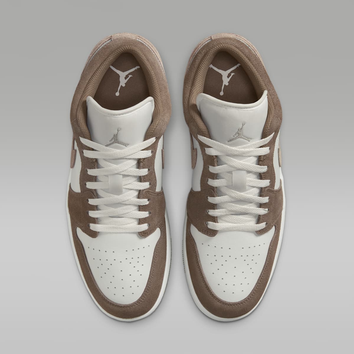 Air Jordan 1 Low Men's Shoes - Olive Grey/Summit White/Pale Ivory/Enigma Stone - Image 4
