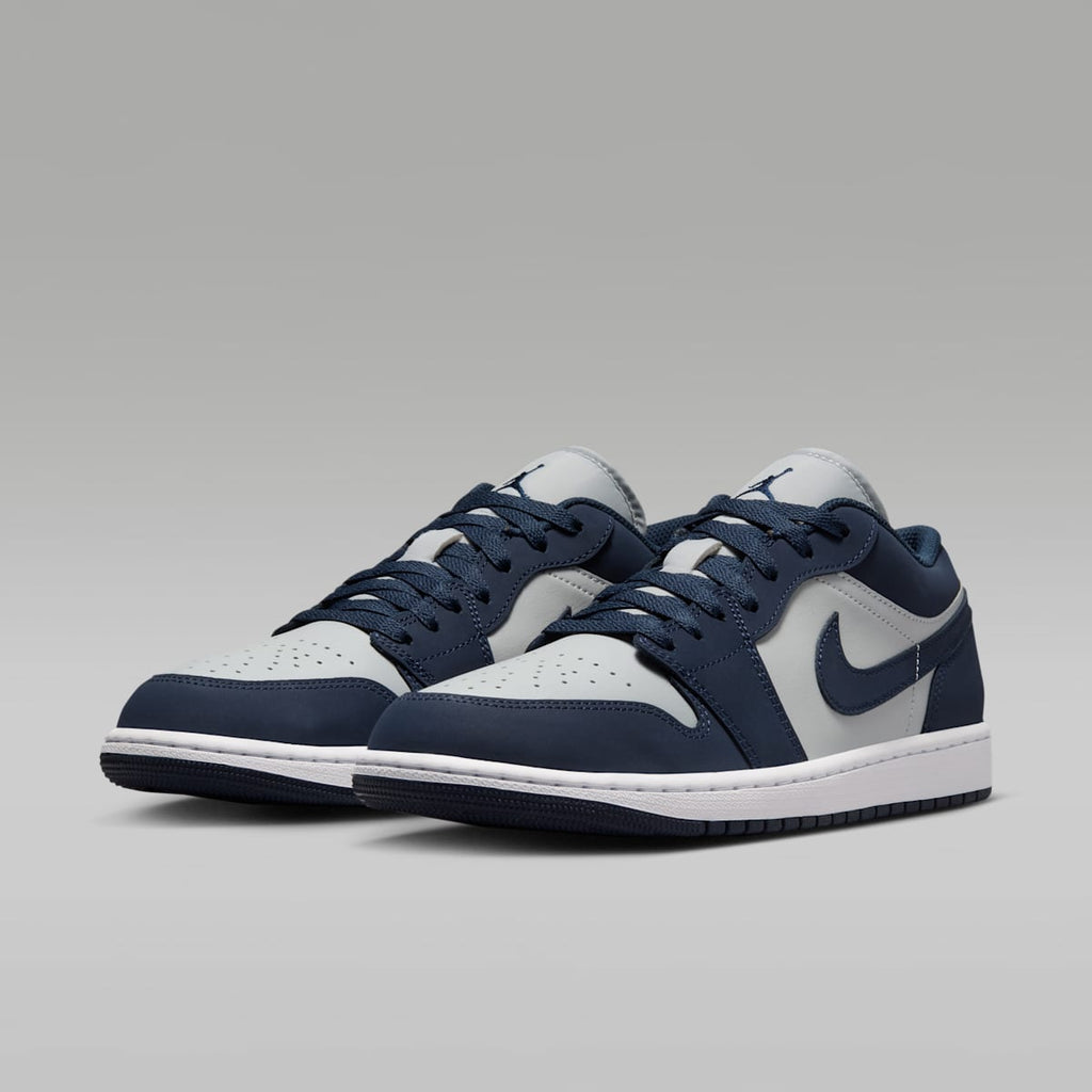 Air Jordan 1 Low Men's Shoes - Obsidian/Grey Fog/Pink Foam/Obsidian - Image 5