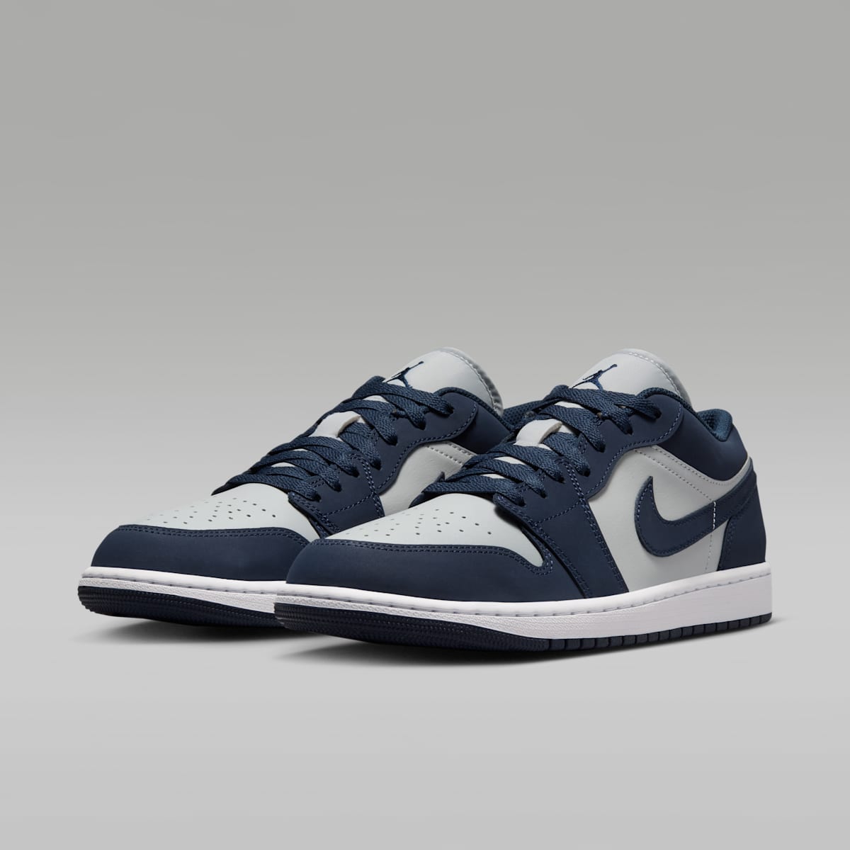 Air Jordan 1 Low Men's Shoes - Obsidian/Grey Fog/Pink Foam/Obsidian - Image 5