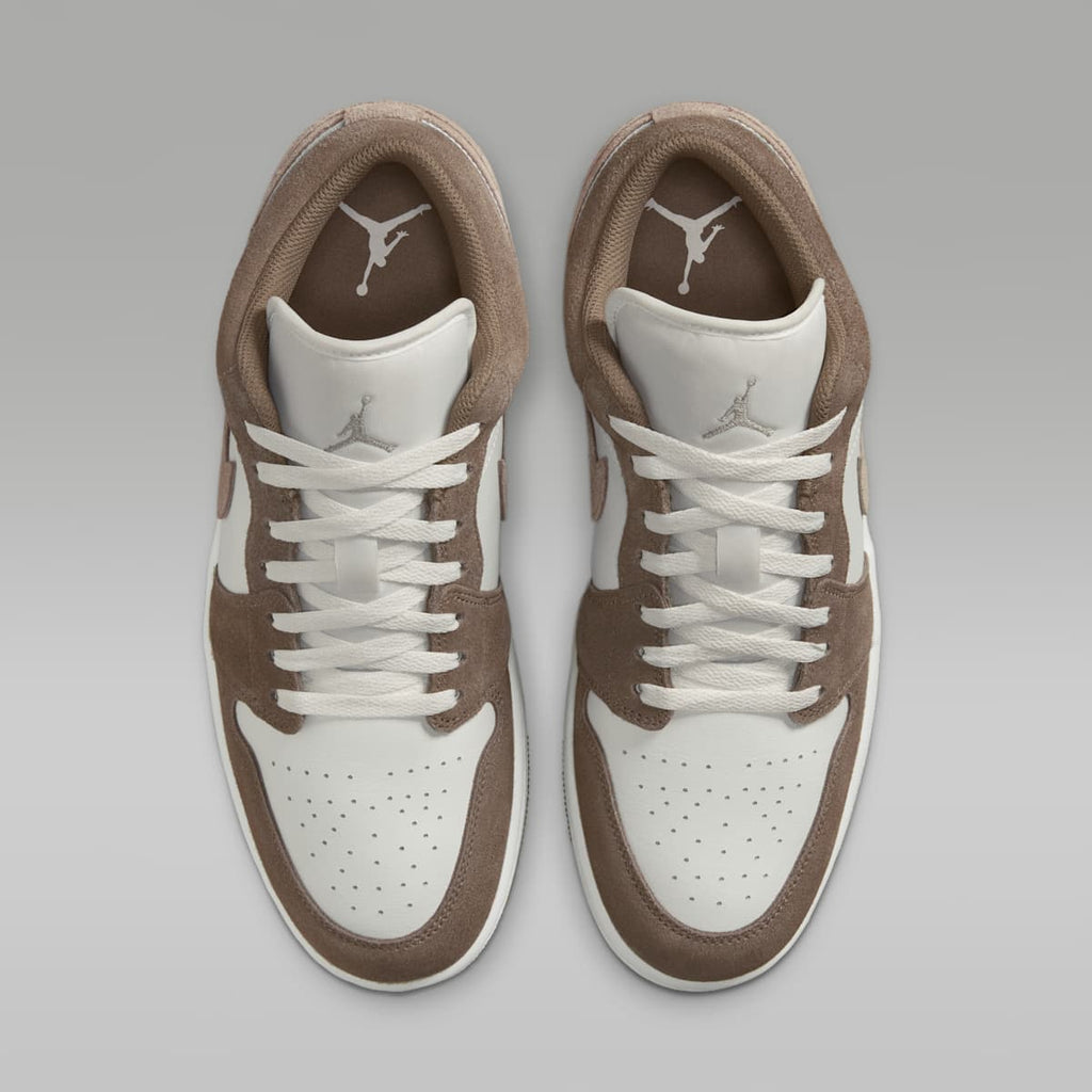 Women's Air Jordan 1 Low Men's Shoes - Olive Grey/Summit White/Pale Ivory/Enigma Stone