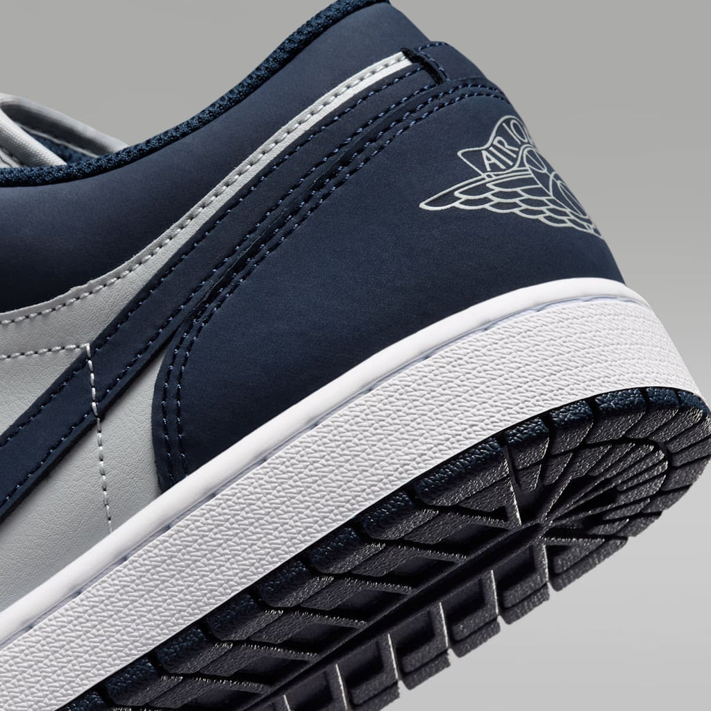 Air Jordan 1 Low Men's Shoes - Obsidian/Grey Fog/Pink Foam/Obsidian - Image 8