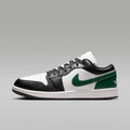 Air Jordan 1 Low Men's Shoes - Black/Gorge Green/Summit White - Image 1