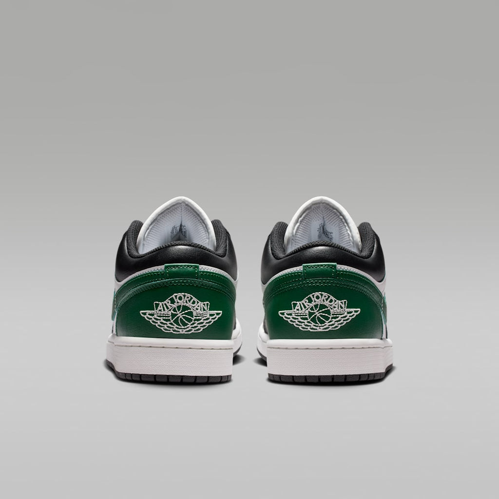 Air Jordan 1 Low Men's Shoes - Black/Gorge Green/Summit White - Image 6