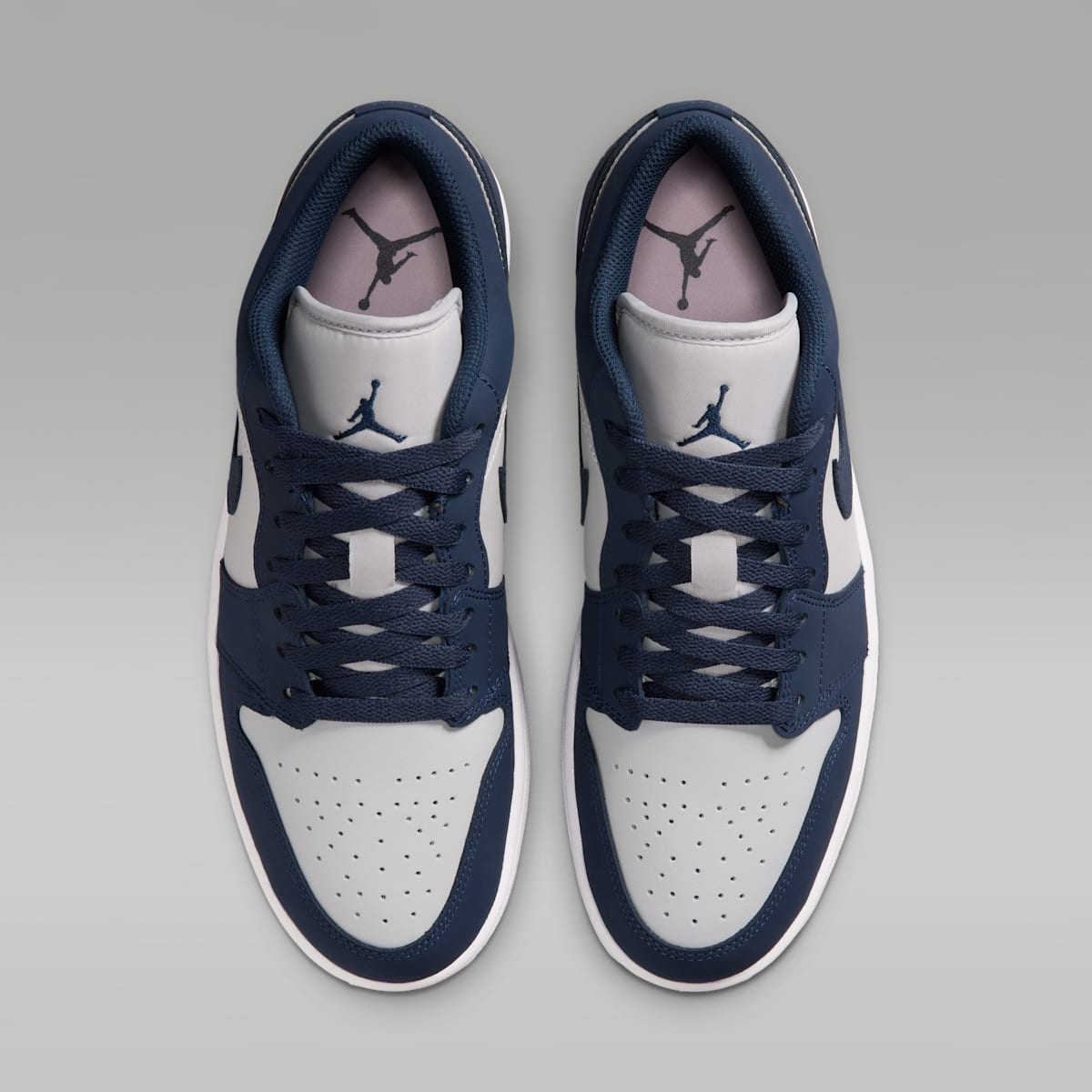 Air Jordan 1 Low Men's Shoes - Obsidian/Grey Fog/Pink Foam/Obsidian - Image 4