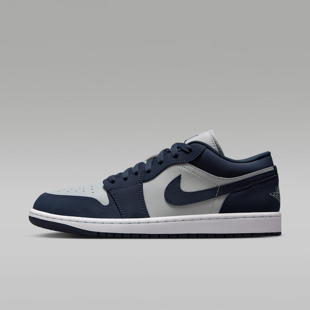 Air Jordan 1 Low Men's Shoes - Obsidian/Grey Fog/Pink Foam/Obsidian - Image 1