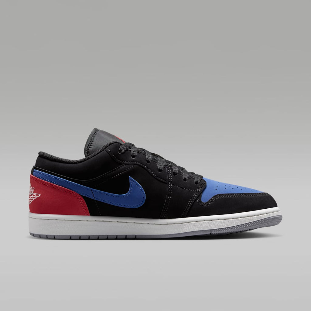 Air Jordan 1 Low Men's Shoes - Black/True Blue/Varsity Red/Summit White - Image 3