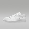 Air Jordan 1 Low Men's Shoes - White/White/White - Image 1
