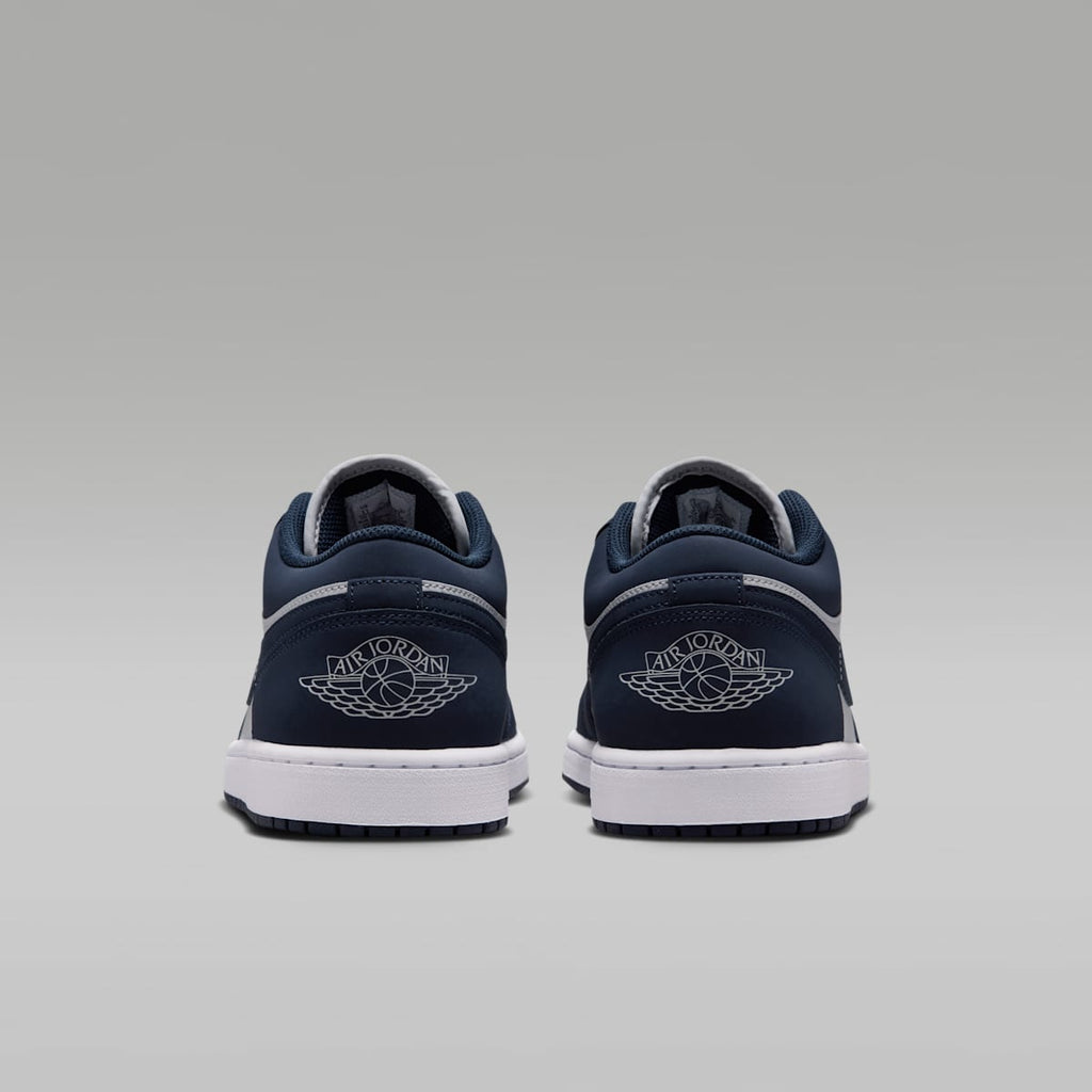 Air Jordan 1 Low Men's Shoes - Obsidian/Grey Fog/Pink Foam/Obsidian - Image 6