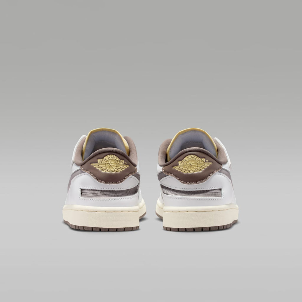 Air Jordan 1 Low EasyOn Men's Shoes - Summit White/Olive Grey/Lemon Wash/Enigma Stone - Image 6