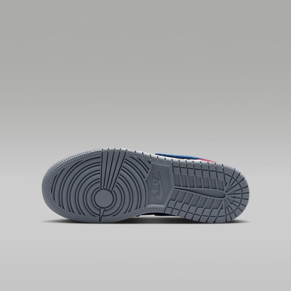 Air Jordan 1 Low Big Kids' Shoes - Black/True Blue/Varsity Red/Summit White - Image 2