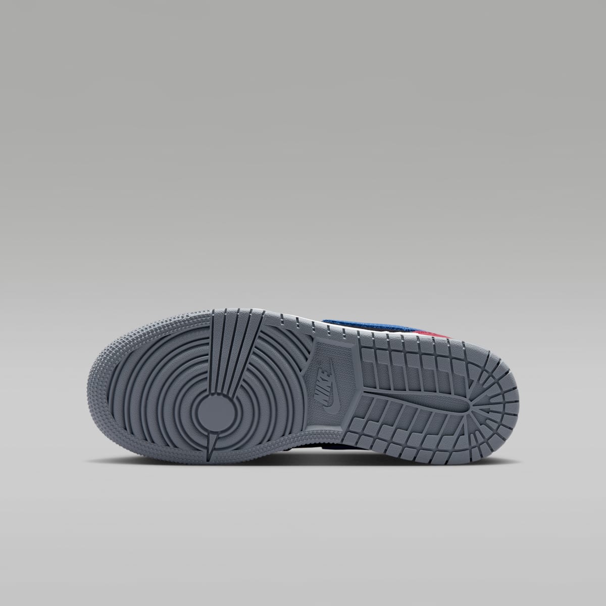 Air Jordan 1 Low Big Kids' Shoes - Black/True Blue/Varsity Red/Summit White - Image 2