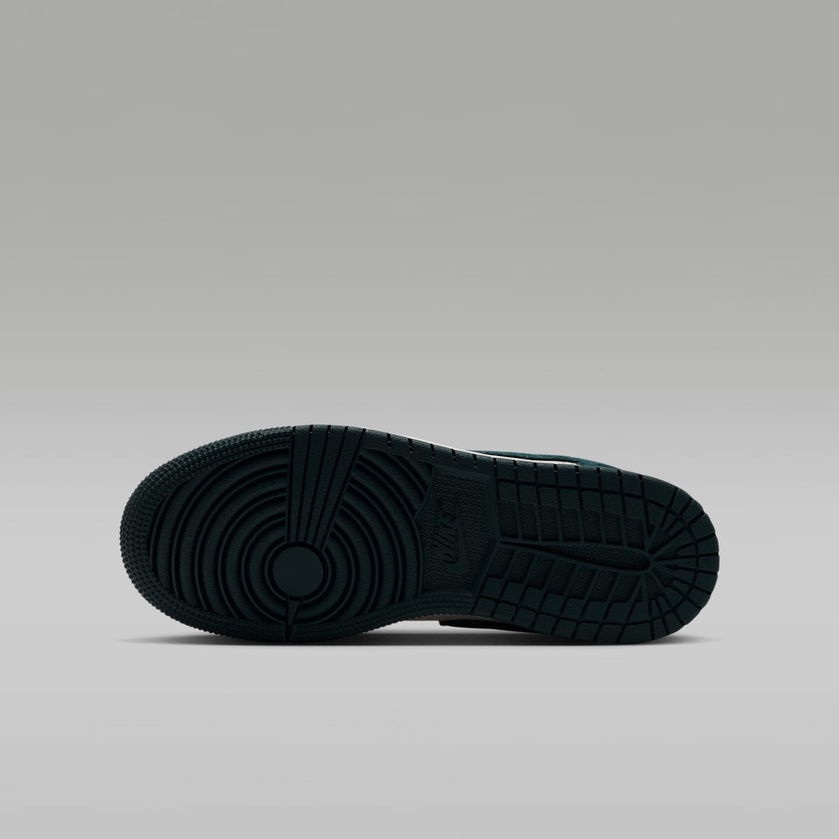 Air Jordan 1 Low Big Kids' Shoes - Midnight Spruce/Pale Ivory/Light Orewood Brown - Image 2