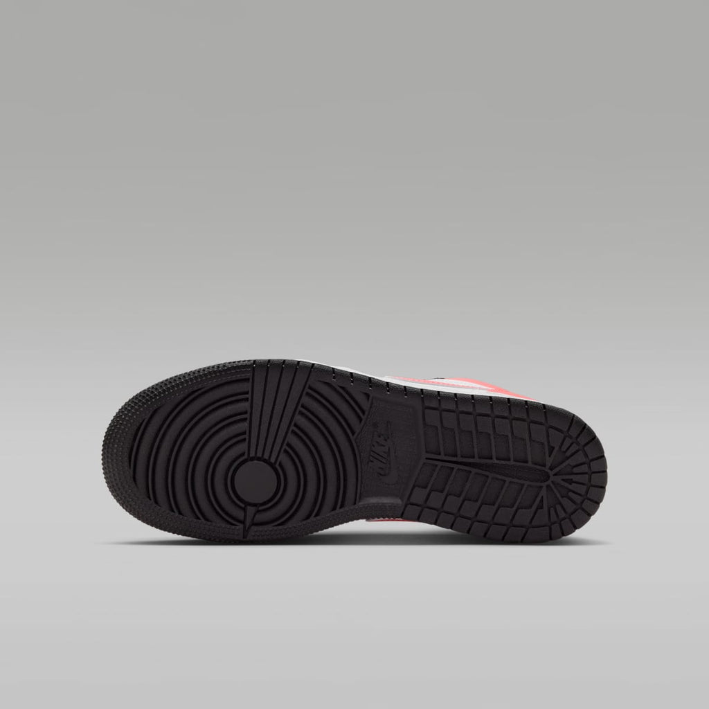 Air Jordan 1 Low Big Kids' Shoes - Black/White/Pink Gaze - Image 2