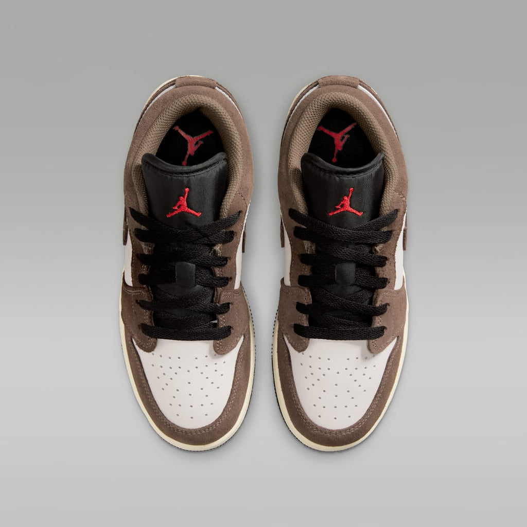 Air Jordan 1 Low Big Kids' Shoes - Palomino/Phantom/Sail/Black - Image 4