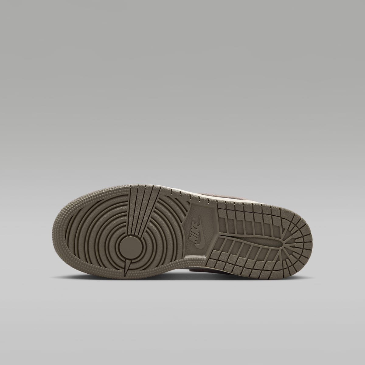 Air Jordan 1 Low Big Kids' Shoes - Olive Grey/Summit White/Pale Ivory/Enigma Stone - Image 2