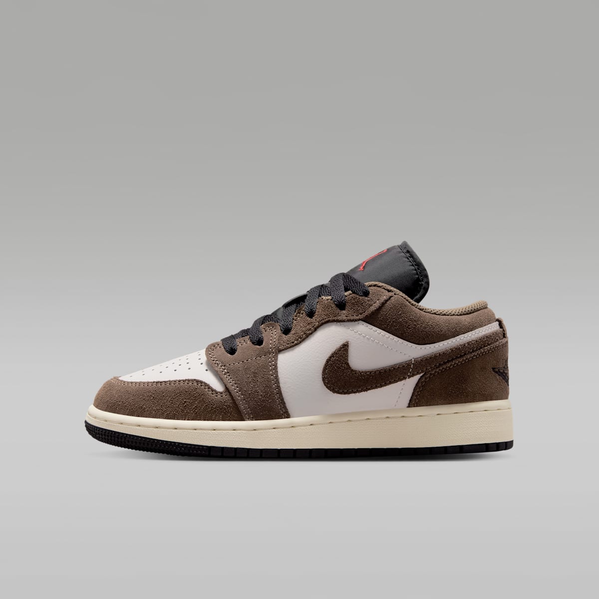 Air Jordan 1 Low Big Kids' Shoes - Palomino/Phantom/Sail/Black
