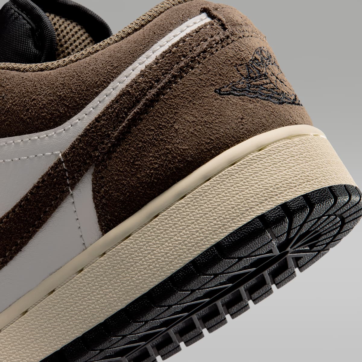 Air Jordan 1 Low Big Kids' Shoes - Palomino/Phantom/Sail/Black - Image 8