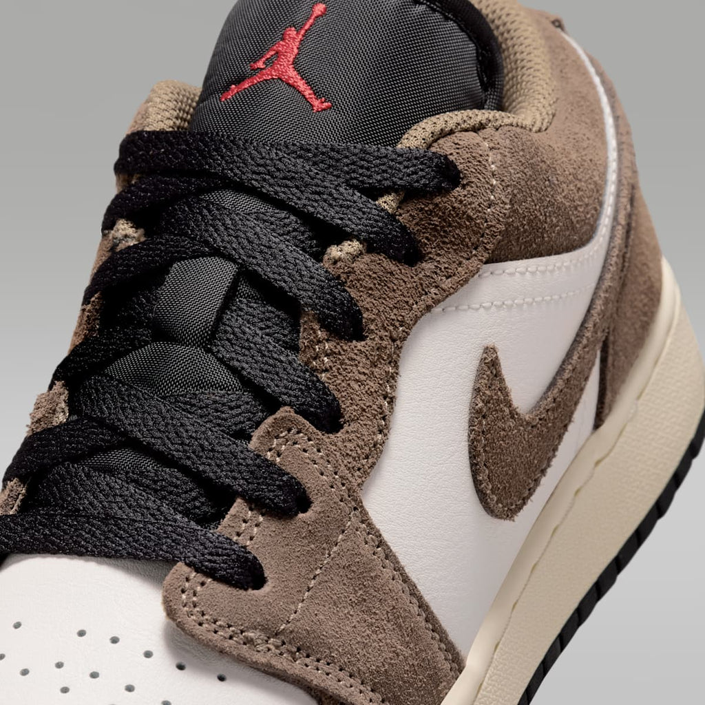 Air Jordan 1 Low Big Kids' Shoes - Palomino/Phantom/Sail/Black - Image 7