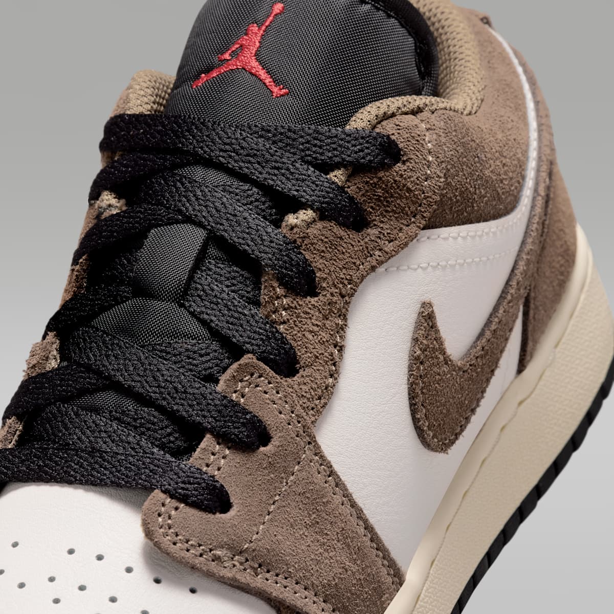 Air Jordan 1 Low Big Kids' Shoes - Palomino/Phantom/Sail/Black - Image 7