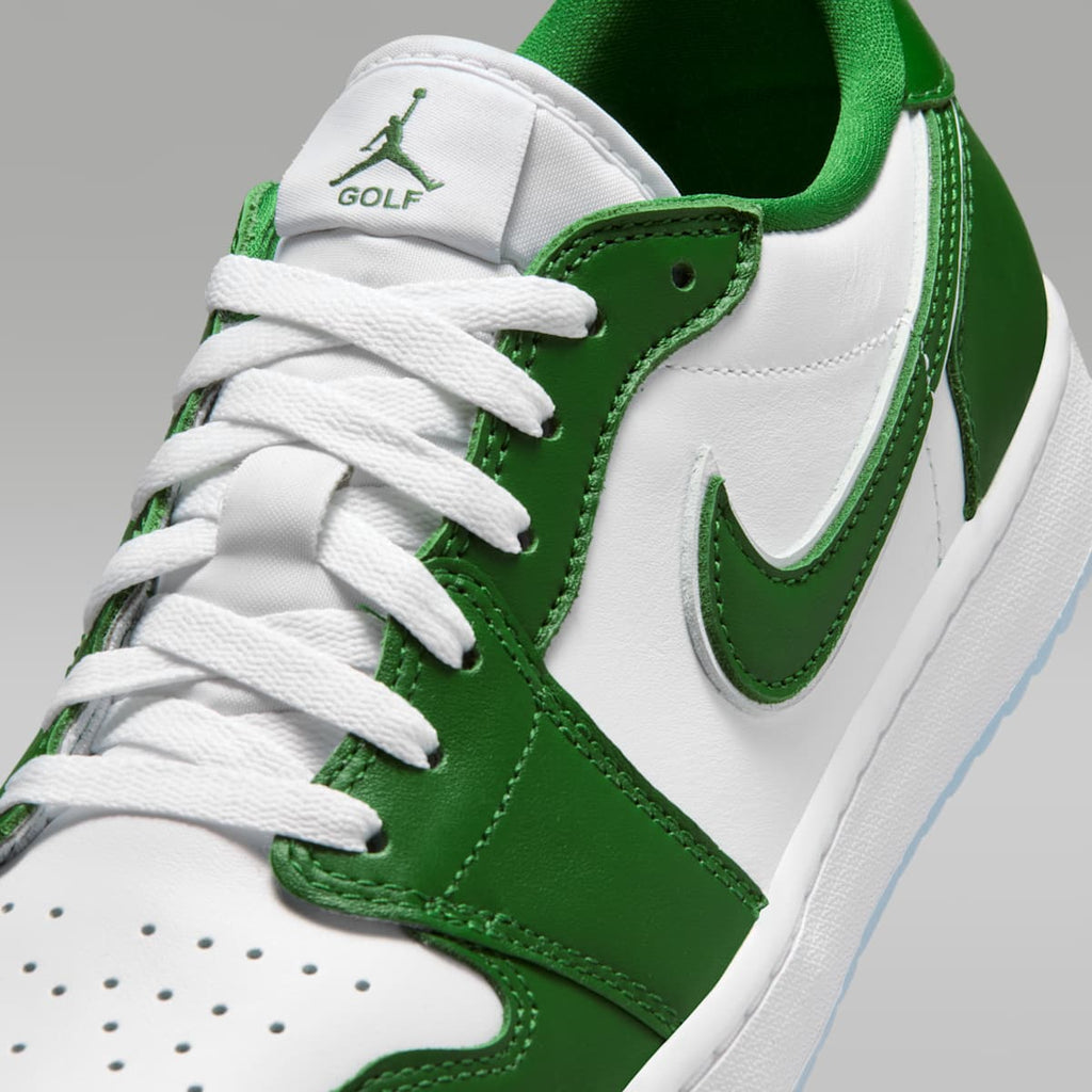 Air Jordan 1 Low G Golf Shoes - Forest Green/White/White - Image 7