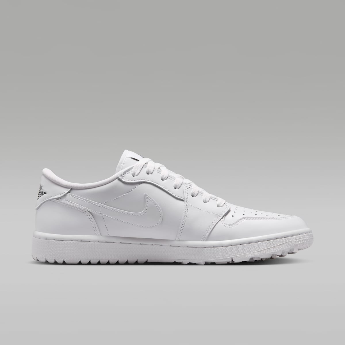 Air Jordan 1 Low G Golf Shoes - White/Obsidian/White/White - Image 3