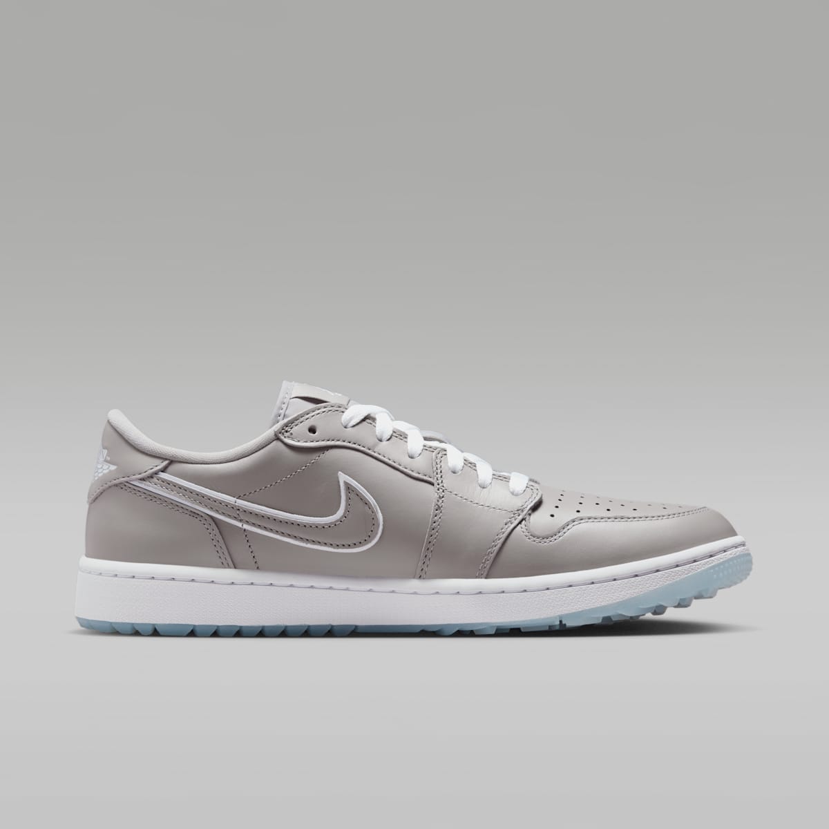 Air Jordan 1 Low G Golf Shoes - Medium Grey/Blue Tint/White - Image 3