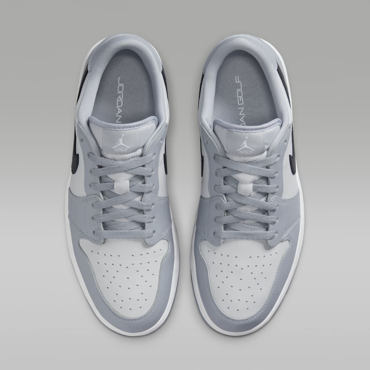 Air Jordan 1 Low G Golf Shoes - Wolf Grey/Photon Dust/White/Black - Image 4