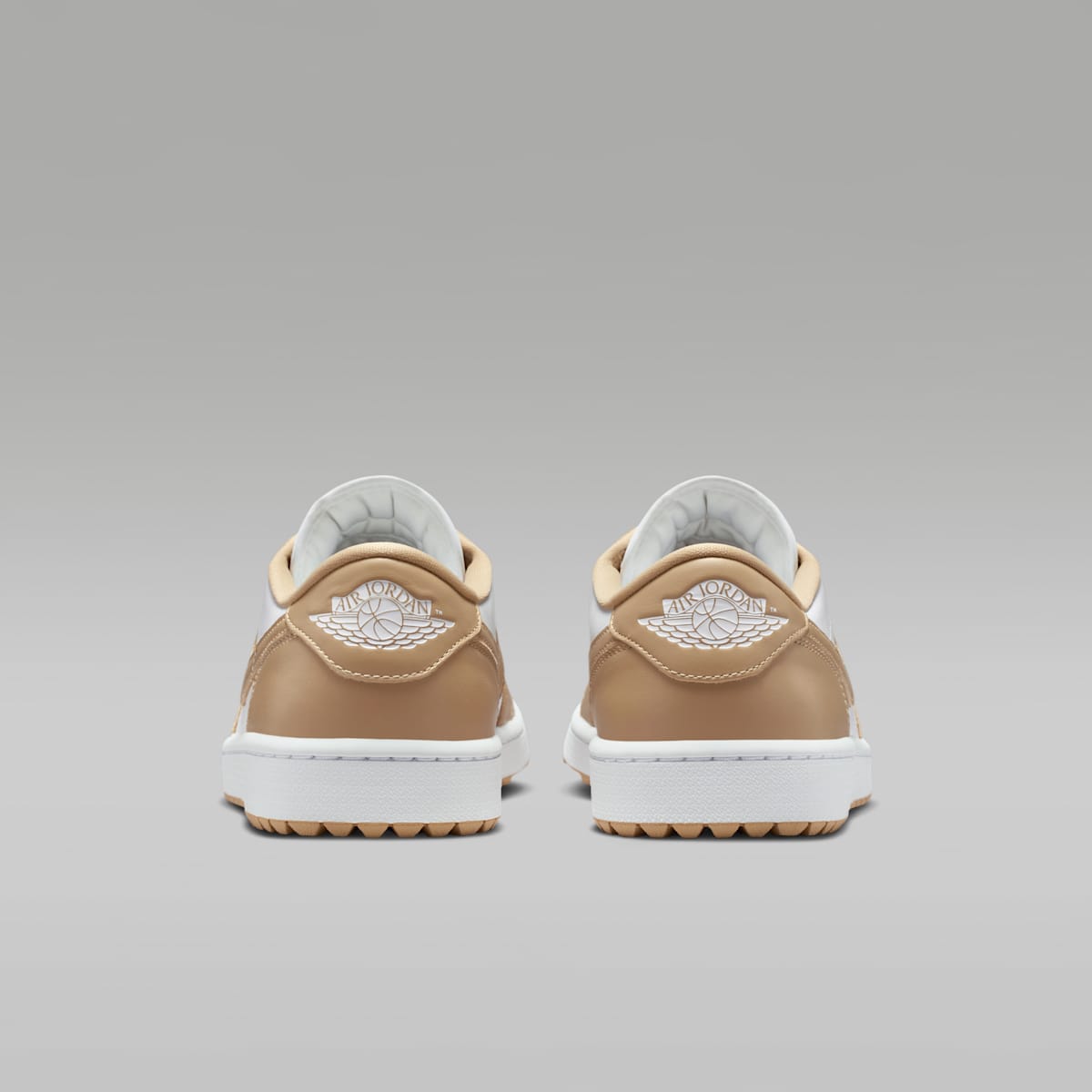 Air Jordan 1 Low G Golf Shoes - White/White/Linen - Image 6