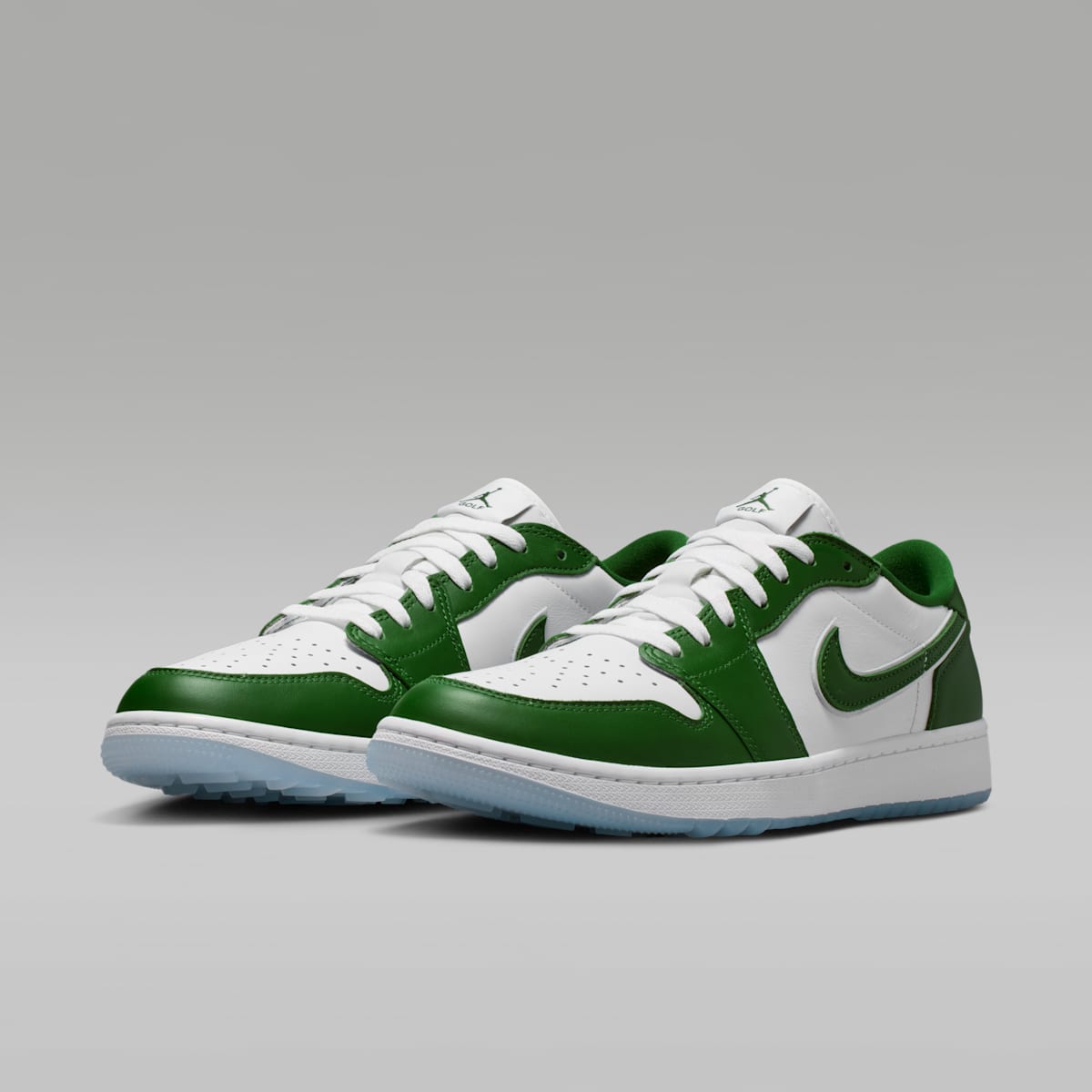 Air Jordan 1 Low G Golf Shoes - Forest Green/White/White - Image 5