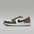 Women's Air Jordan 1 Low G Golf Shoes - White/Medium Olive/Khaki/Black