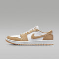 Air Jordan 1 Low G Golf Shoes - White/White/Linen - Image 1