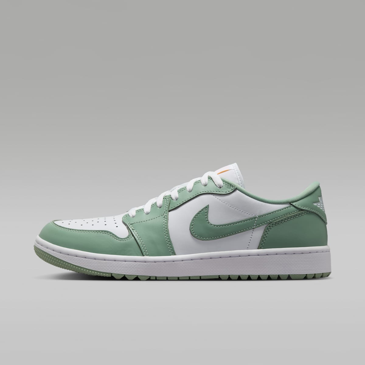 Women's Air Jordan 1 Low G Golf Shoes - Steam/White/Tangerine Tint/Steam