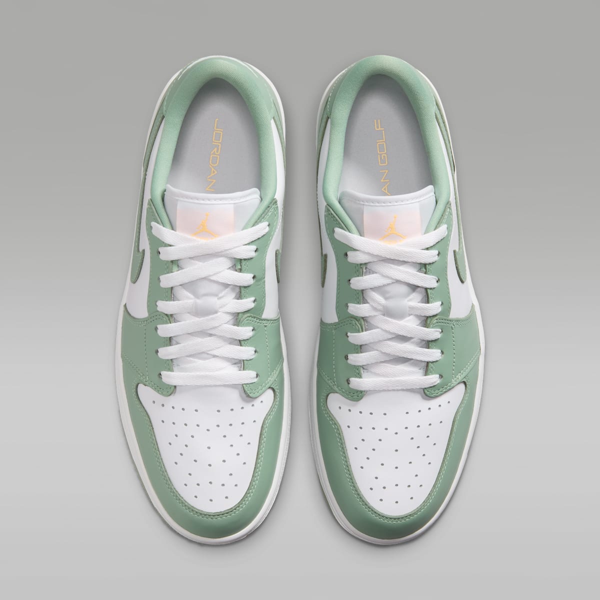 Air Jordan 1 Low G Golf Shoes - Steam/White/Tangerine Tint/Steam - Image 4