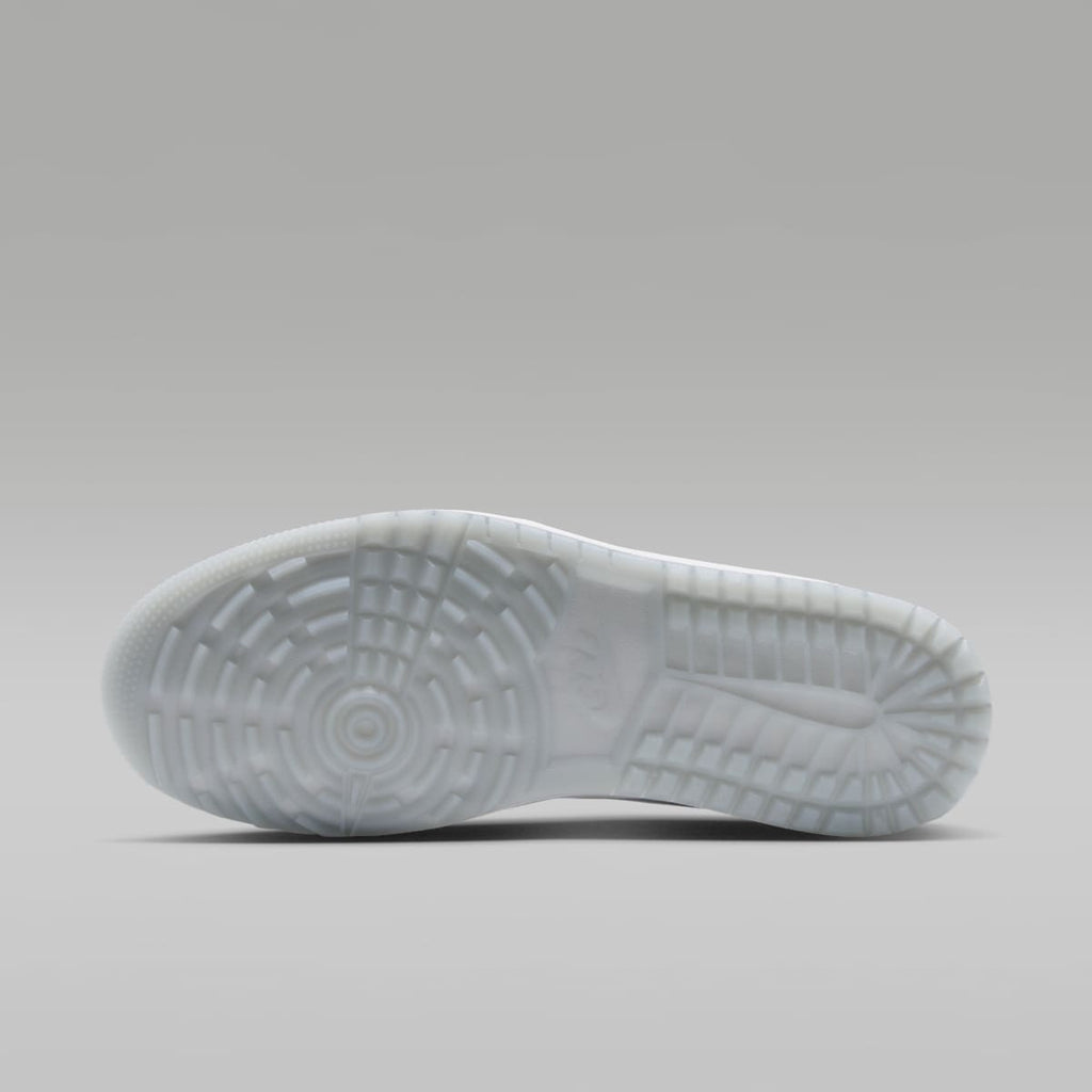 Air Jordan 1 Low G Golf Shoes - White/Hydrogen Blue/Metallic Silver/White - Image 2