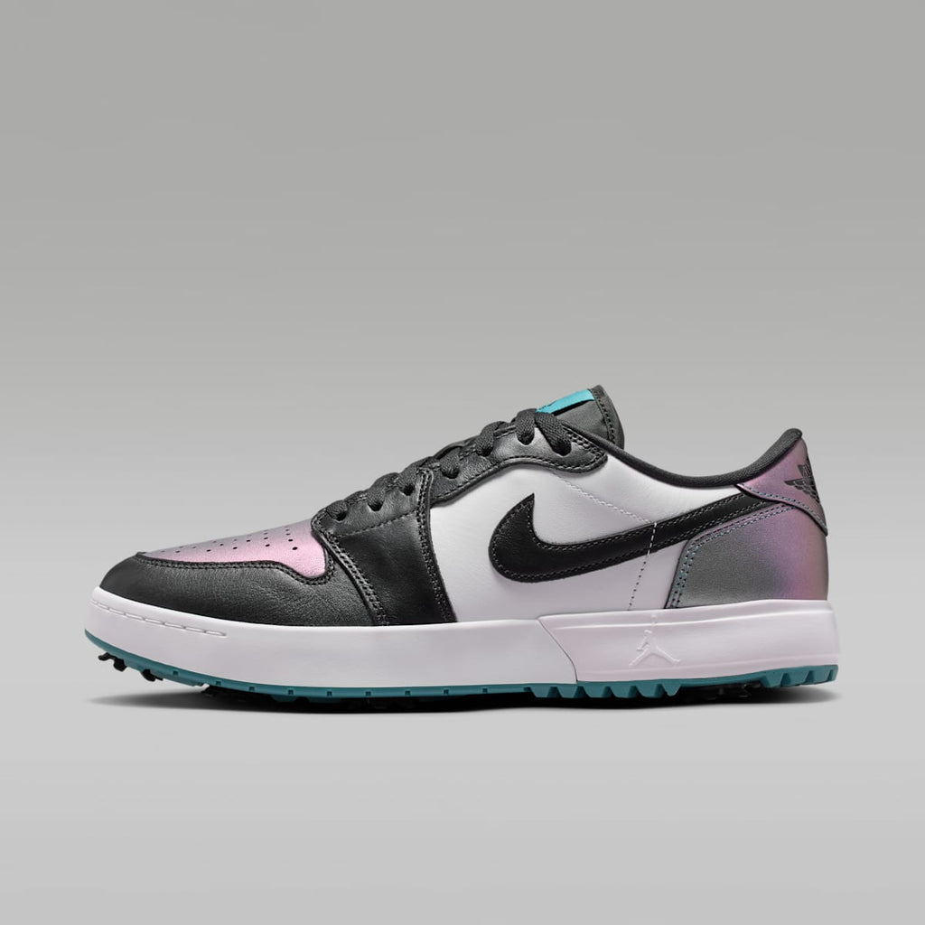 Air Jordan 1 Low G Spiked Golf Shoes - Mineral Teal/White/Black - Image 1