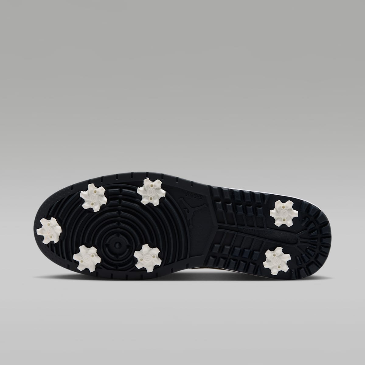 Air Jordan 1 Low G Spiked Golf Shoes - White/Dark Obsidian/Khaki - Image 2
