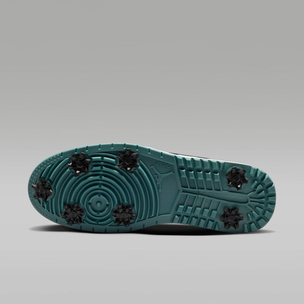 Air Jordan 1 Low G Spiked Golf Shoes - Mineral Teal/White/Black - Image 2