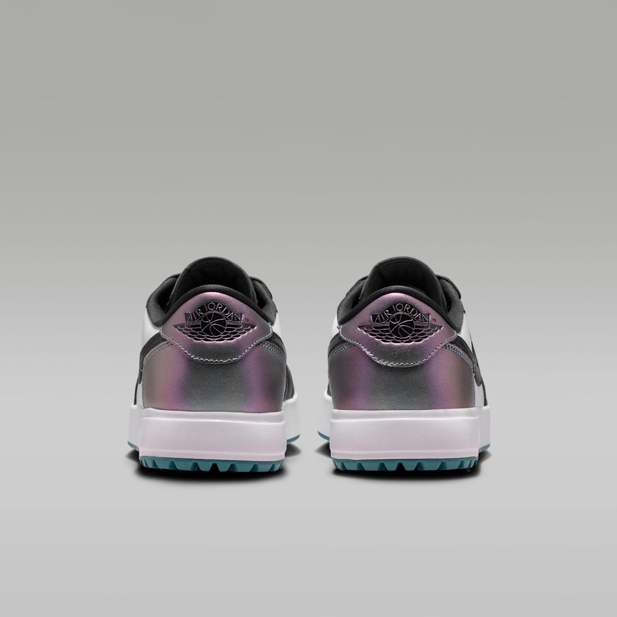 Air Jordan 1 Low G Spiked Golf Shoes - Mineral Teal/White/Black - Image 6