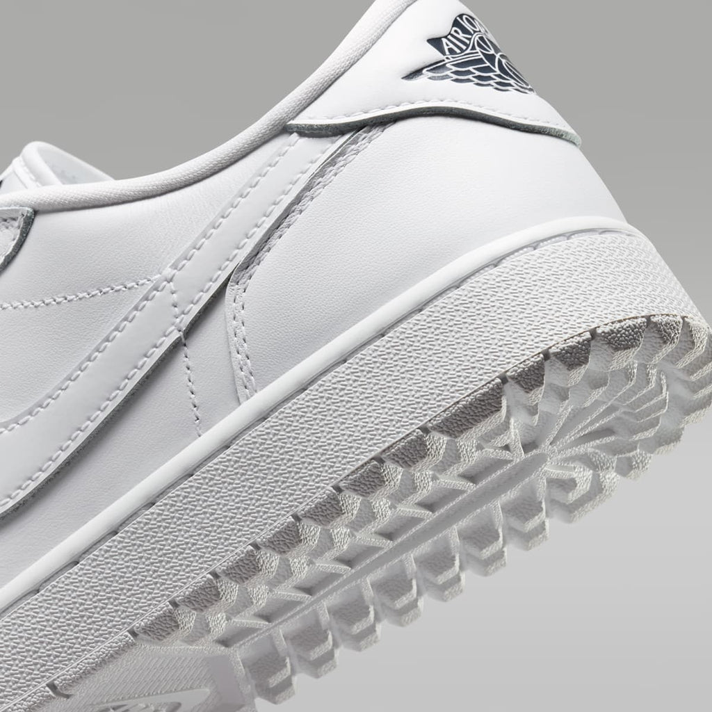 Air Jordan 1 Low G Golf Shoes - White/Obsidian/White/White - Image 8