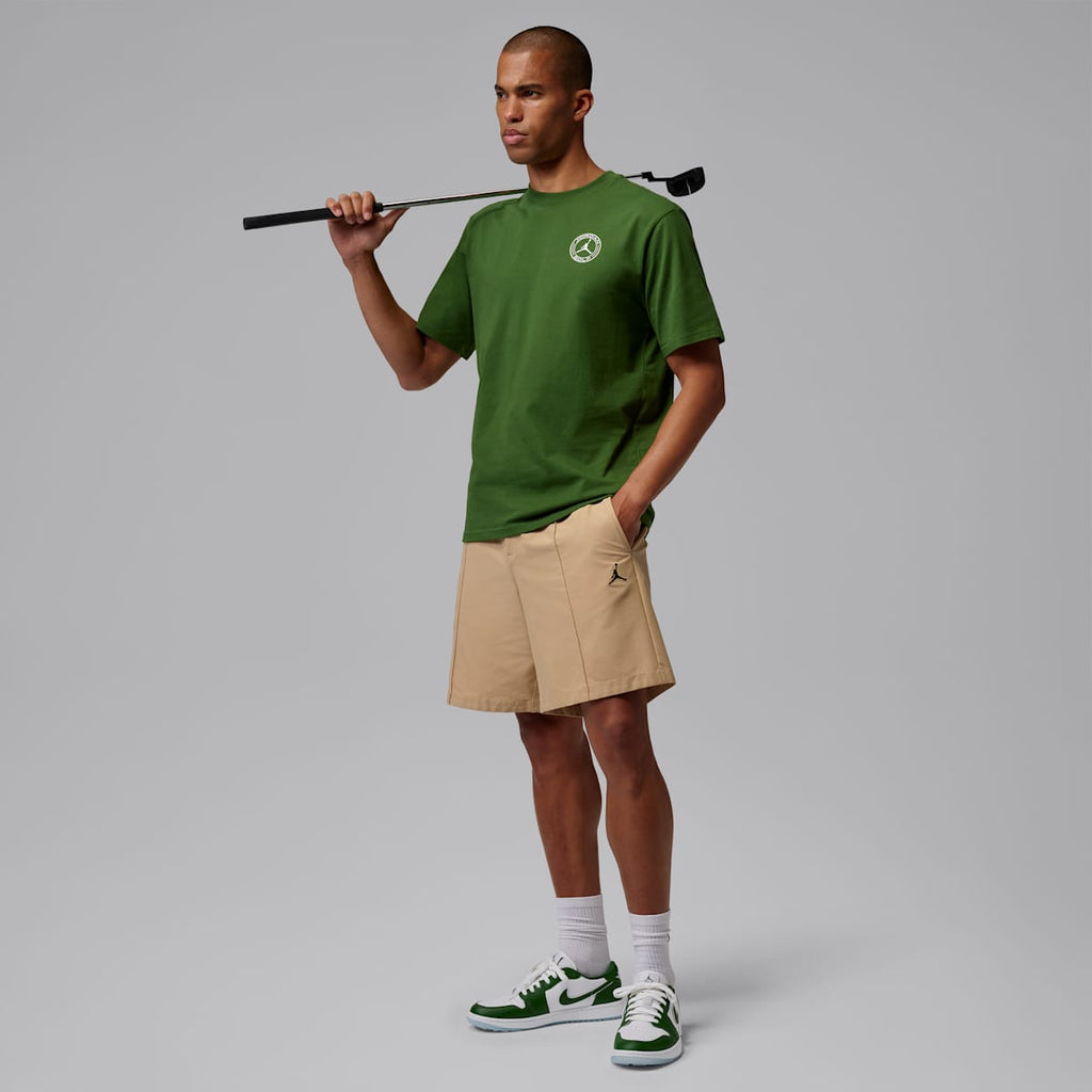 Women's Air Jordan 1 Low G Golf Shoes - Forest Green/White/White