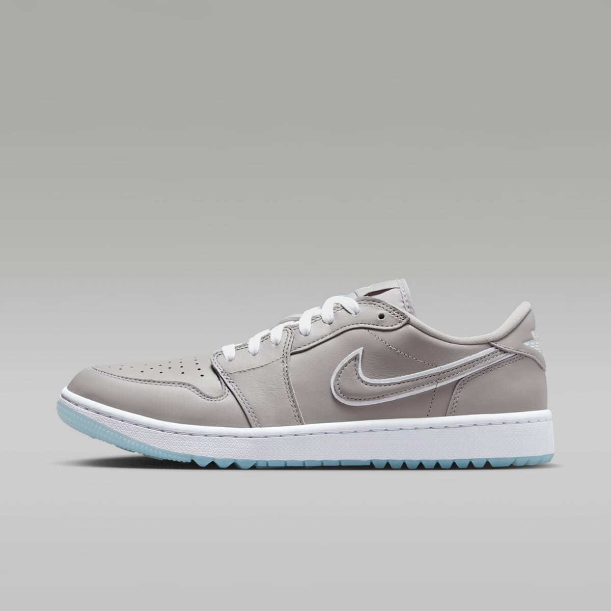 Air Jordan 1 Low G Golf Shoes - Medium Grey/Blue Tint/White - Image 1