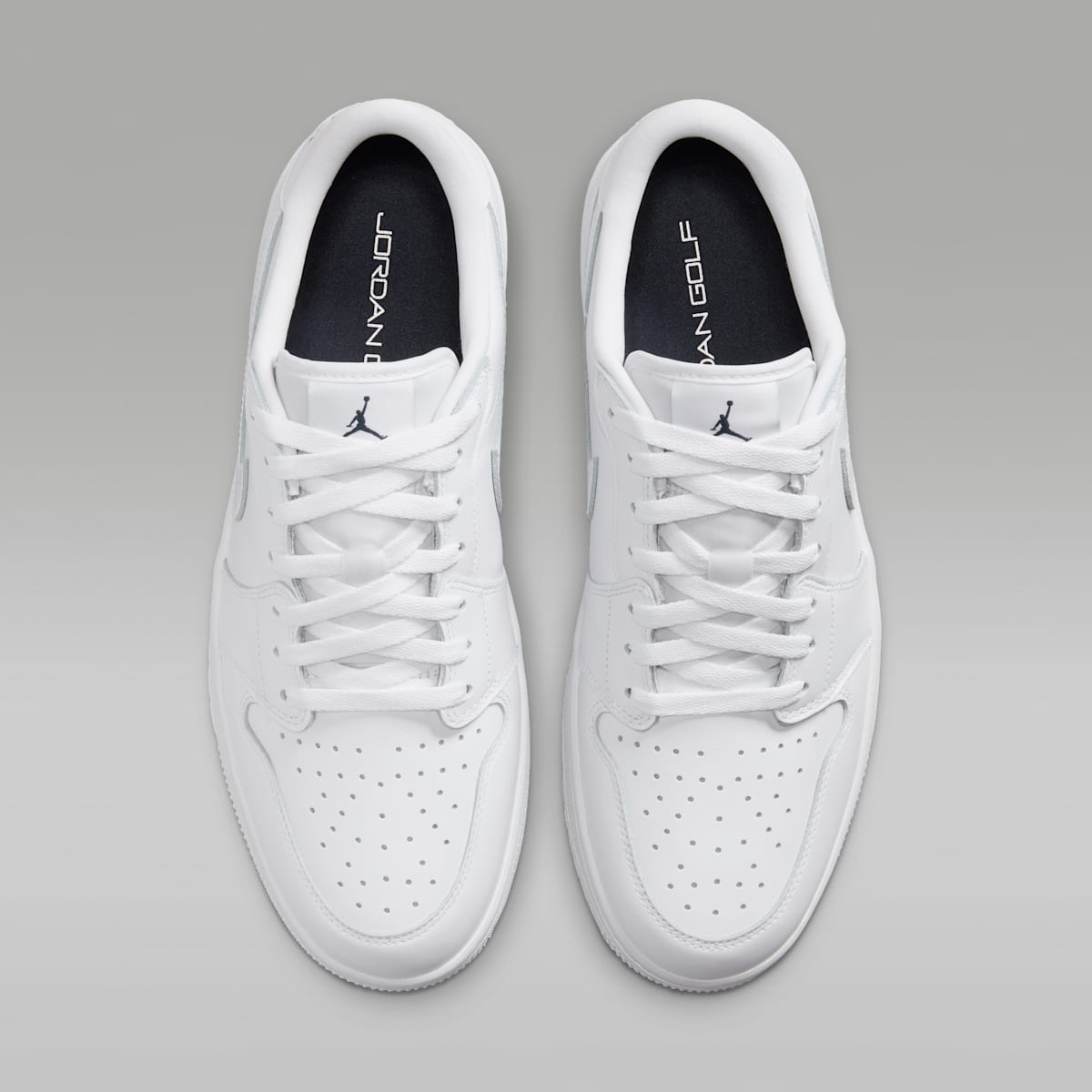 Air Jordan 1 Low G Golf Shoes - White/Obsidian/White/White - Image 4