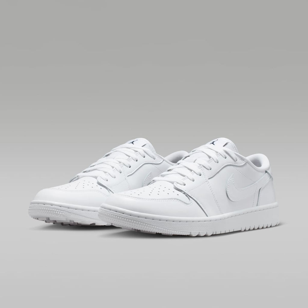 Air Jordan 1 Low G Golf Shoes - White/Obsidian/White/White - Image 5