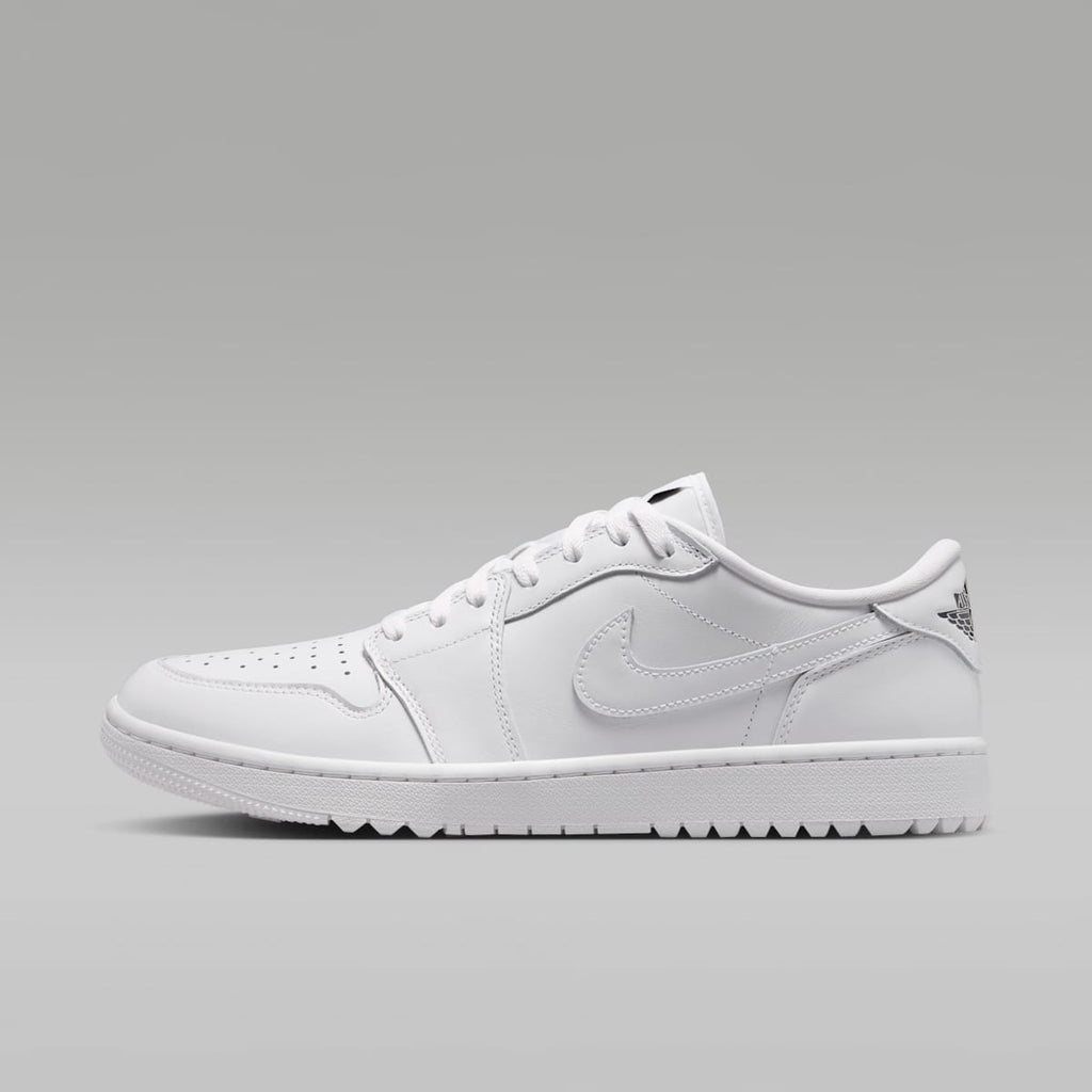 Air Jordan 1 Low G Golf Shoes - White/Obsidian/White/White - Image 1