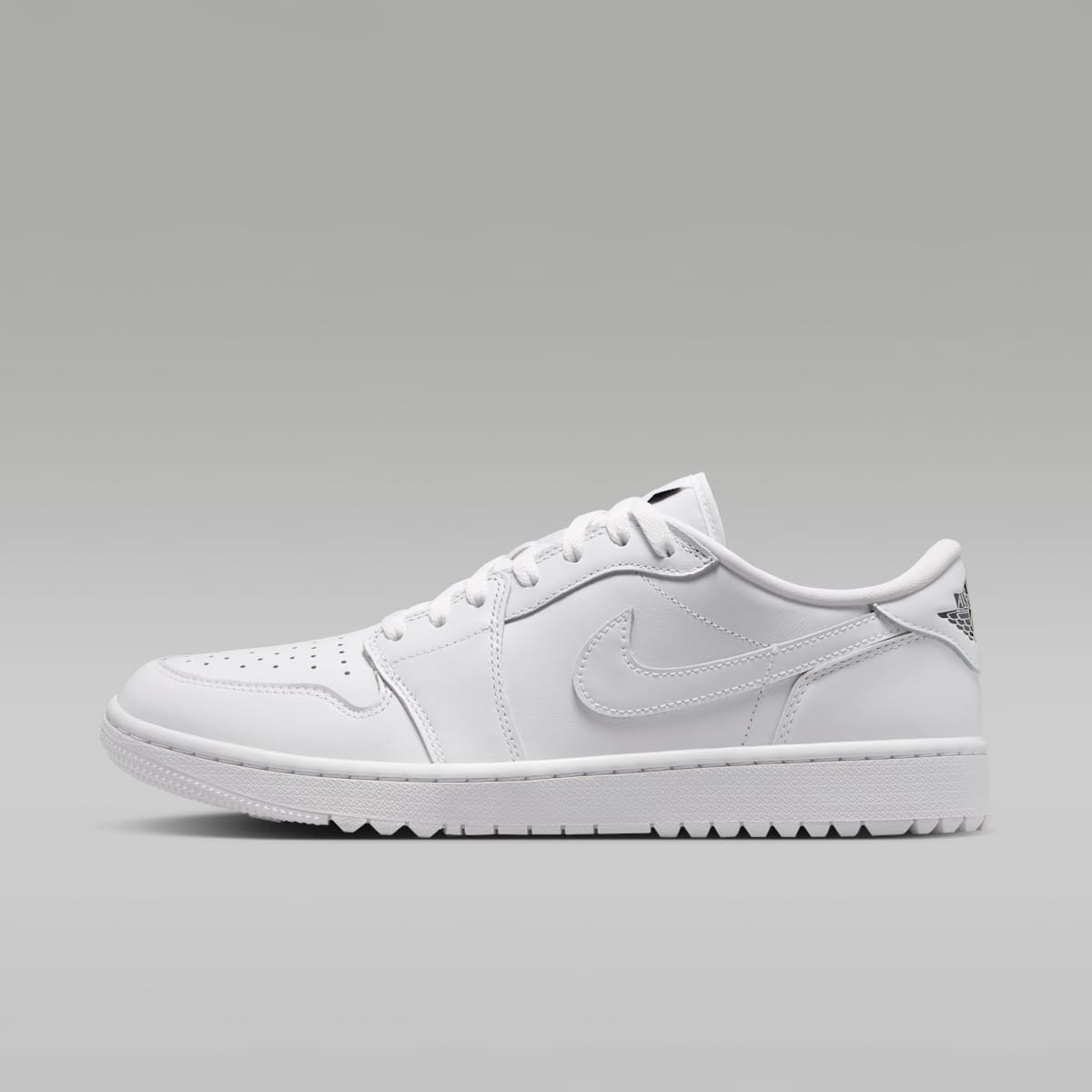 Air Jordan 1 Low G Golf Shoes - White/Obsidian/White/White - Image 1