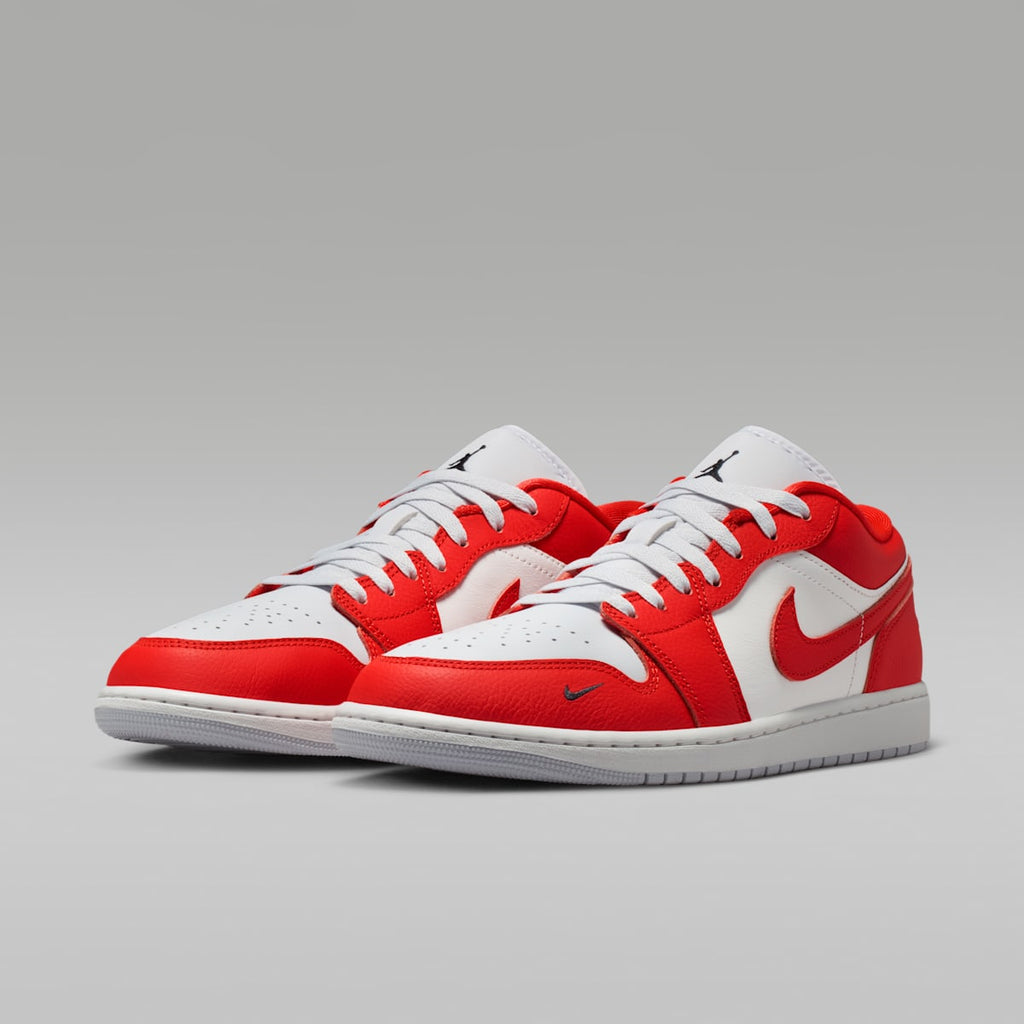 Air Jordan 1 Low SE Men's Shoes - Chile Red/Summit White/Pure Platinum/Black - Image 5