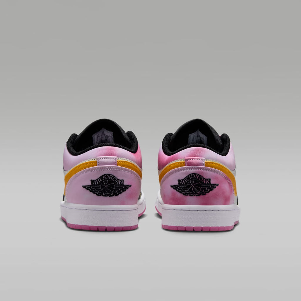 Air Jordan 1 Low SE Men's Shoes - Black/Sail/Pinksicle/University Gold - Image 6