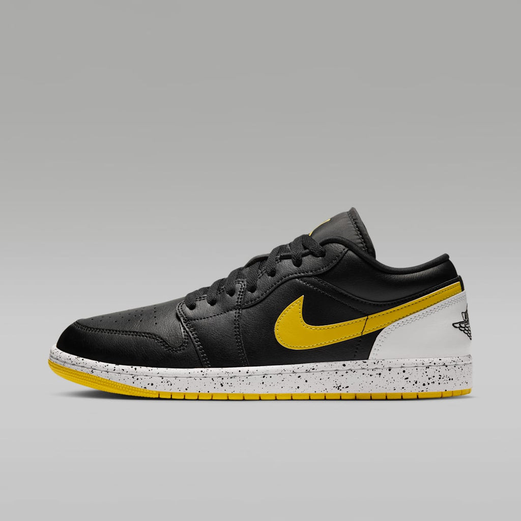 Air Jordan 1 Low SE Men's Shoes - Black/White/Tour Yellow - Image 1